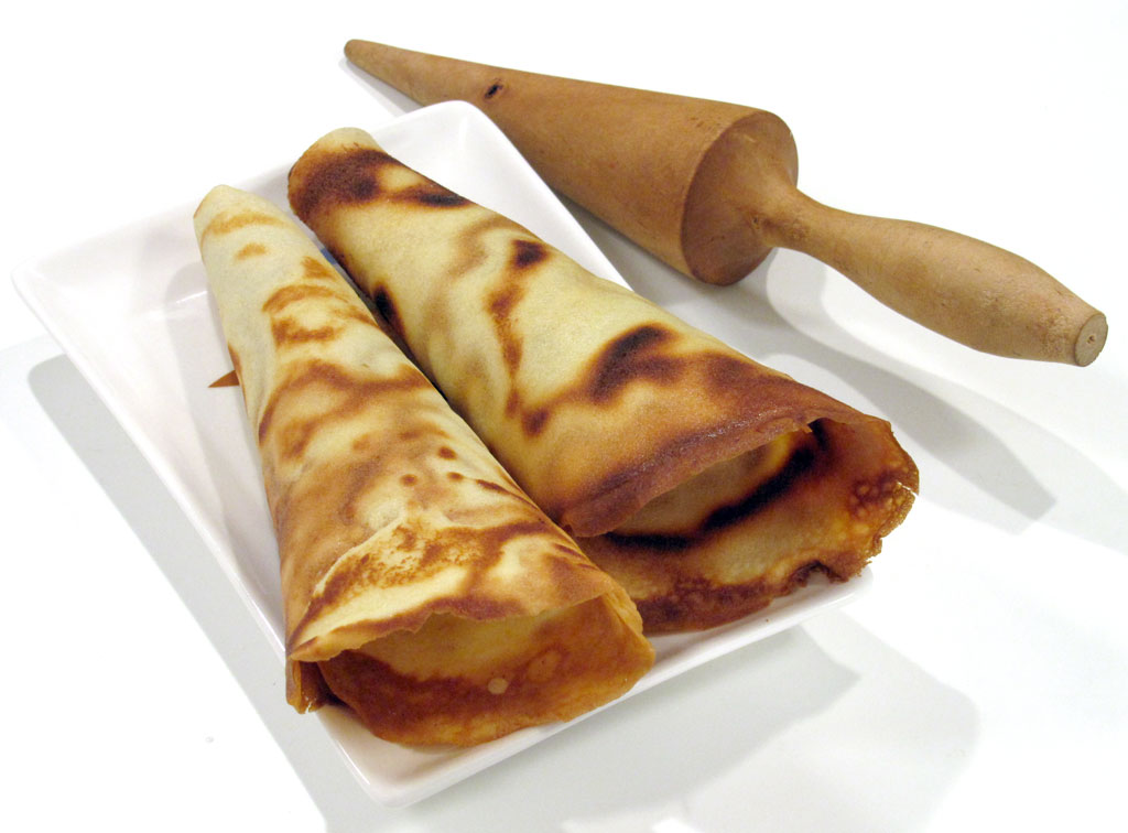 Homemade ice cream cones