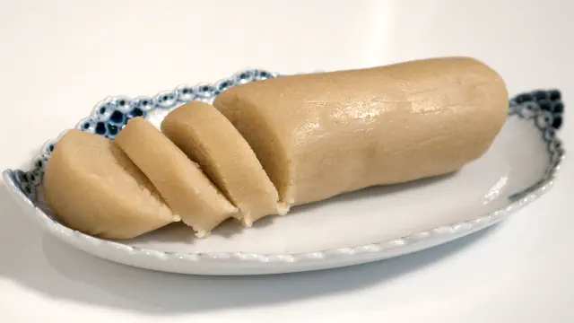 Homemade marzipan