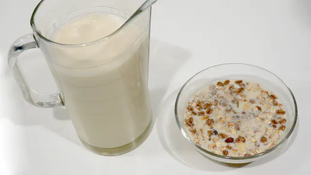 Homemade soy milk
