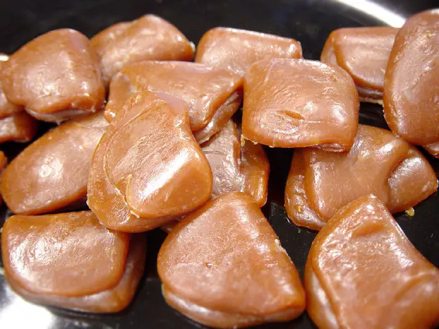 Homemade toffee - fudge - caramel sauce for ice cream