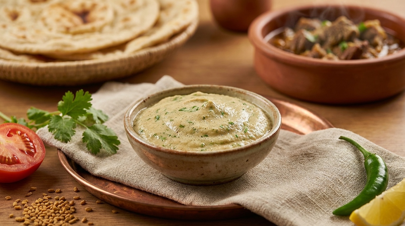 Hulba (Yemeni Fenugreek Condiment)