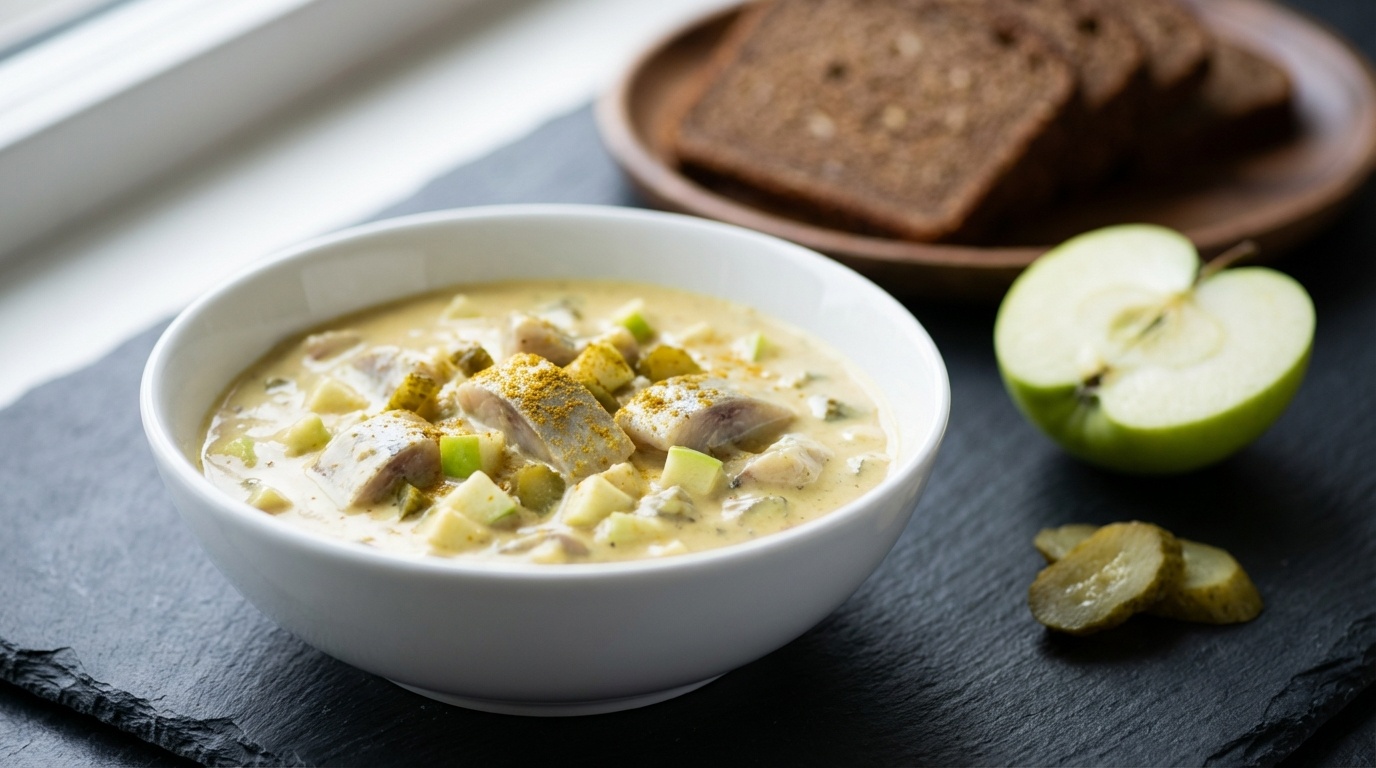 Karrysild (Norwegian Curry Herring Sauce)