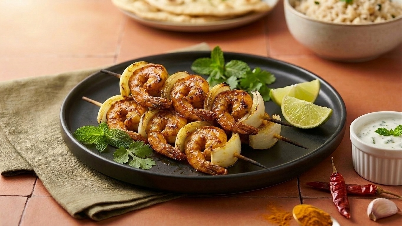 King Prawns on Skewers