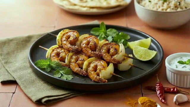 King Prawns on Skewers