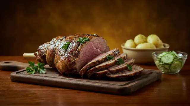Lamb Roast with Parsley
