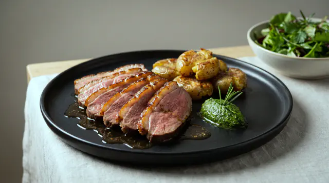 Sous Vide Lamb Rump Cap