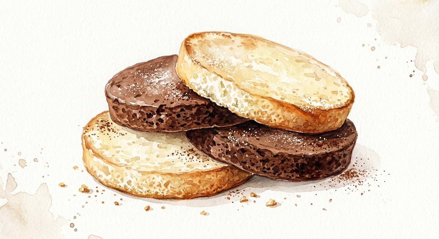 Layer cake layers - Sponge layers - light and dark