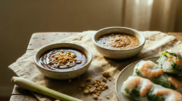 Lemongrass and Fermented Bean Peanut Sauce (Sot Dau Phong)