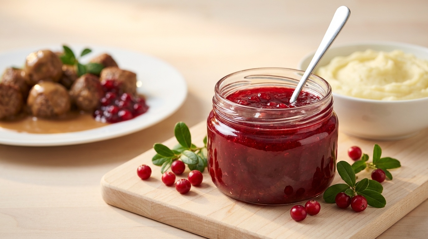 Lingonsylt (Swedish Lingonberry Jam)