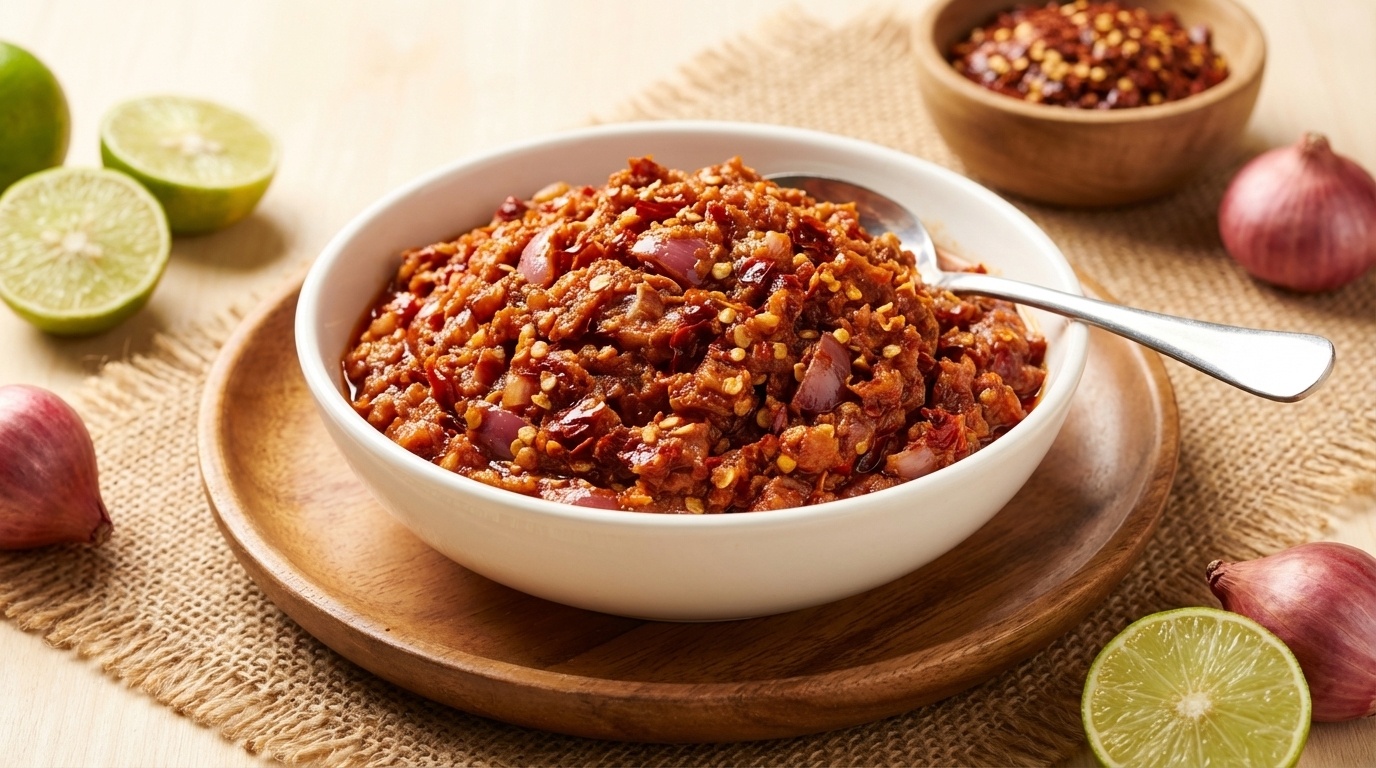 Lunu Miris (Sri Lankan Chili-Onion Sambal)
