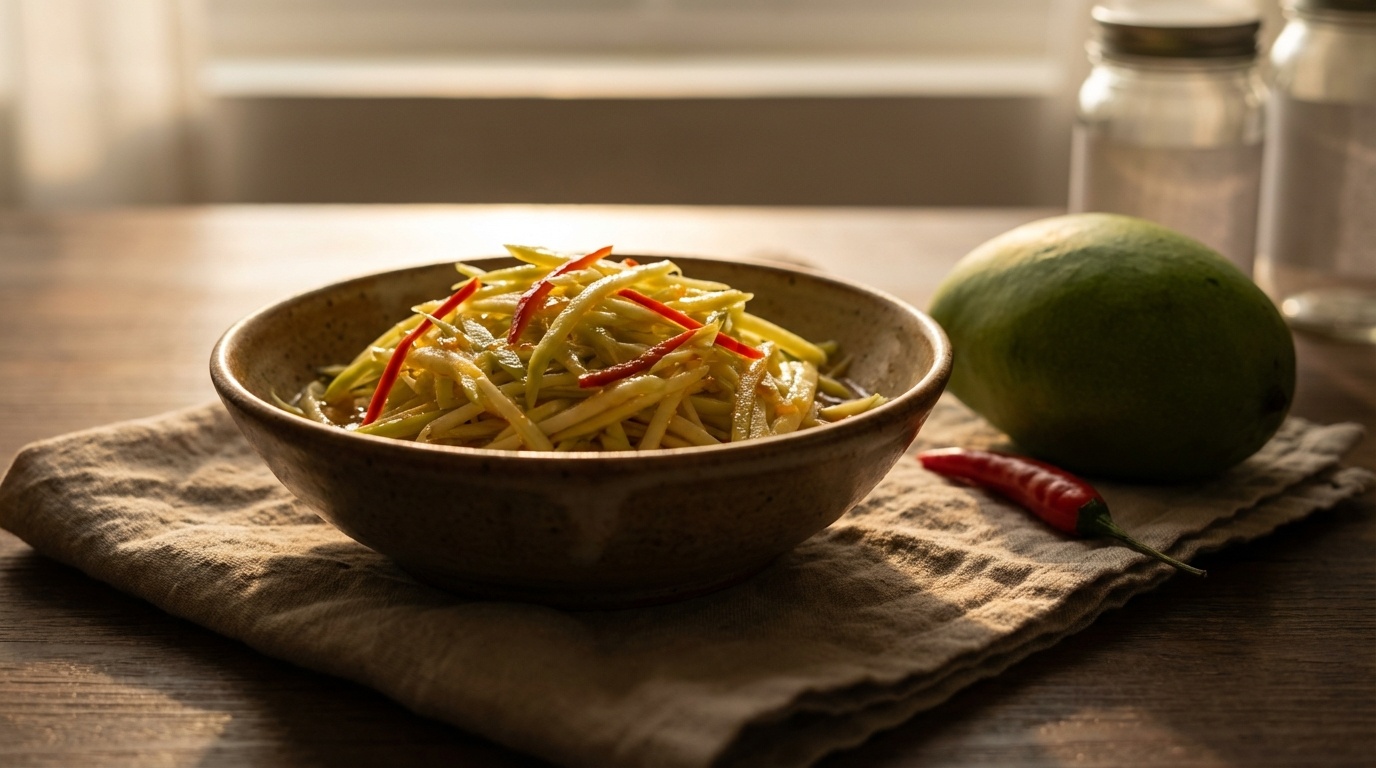 Marinade of Green Mangoes with Chilli