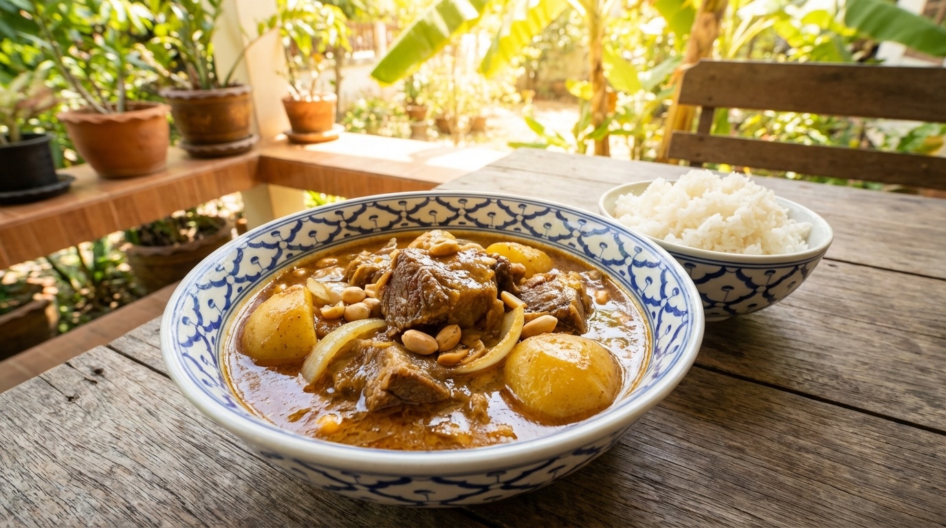 Massaman Curry with Lamb Shoulder (Gaeng Massaman Gae)