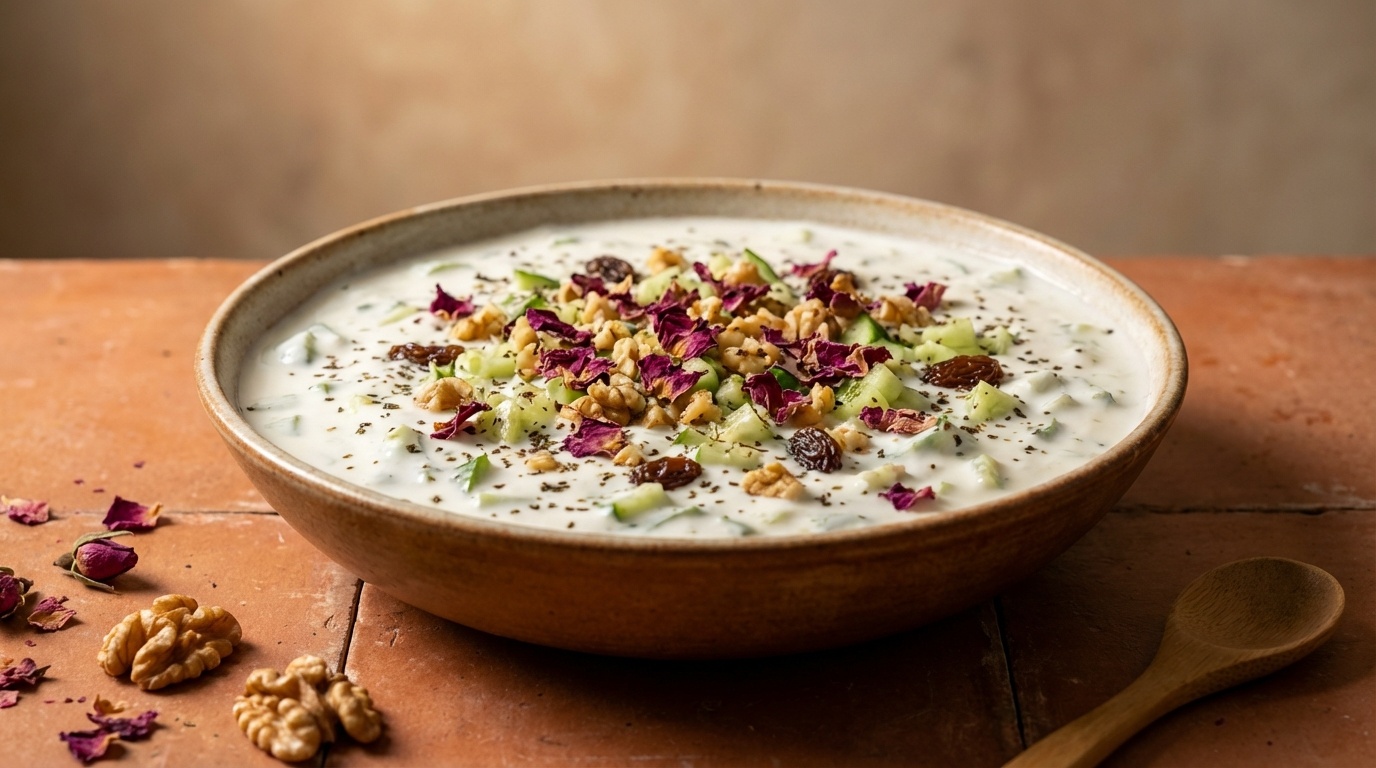 Mast-o-Khiar (Persian Yogurt and Cucumber Dip)