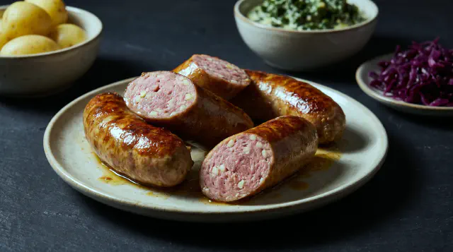 Sous Vide Medisterpølse (Danish Spiced Sausage)