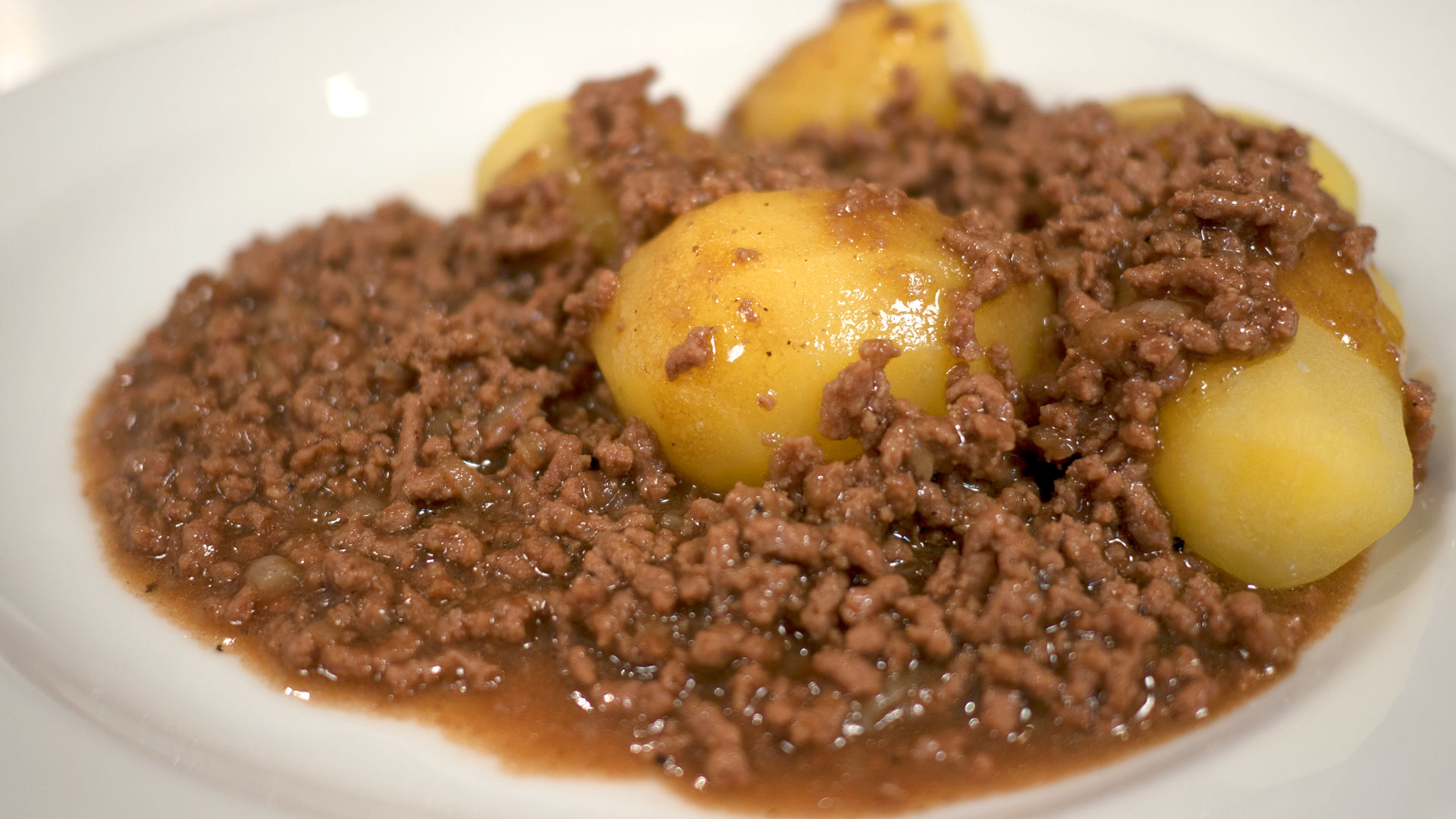 Millionbøf (Danish Minced Beef Hash)