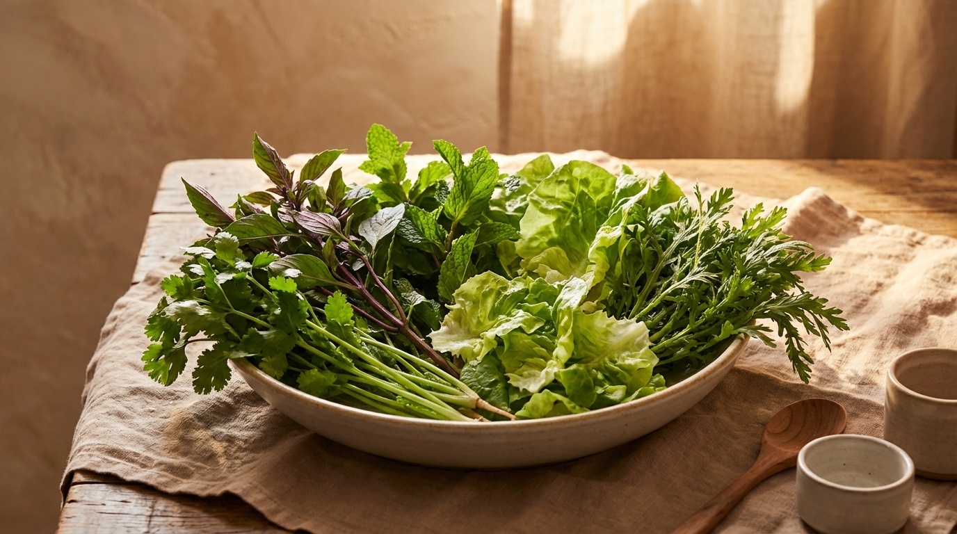 Mixed Herb Salad (Rau gia vị tổng hợp)