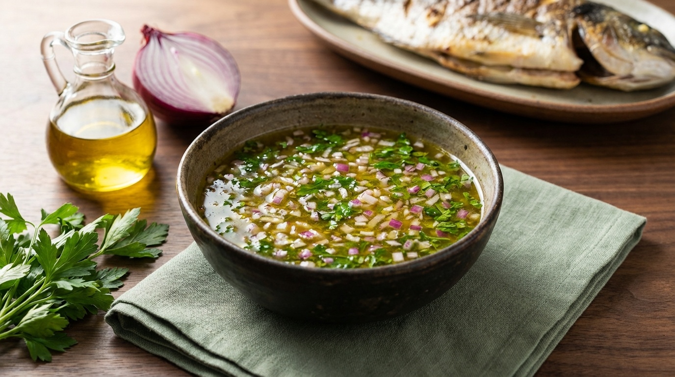 Molho de Vilao - Cold Vinaigrette (Mainland Style)