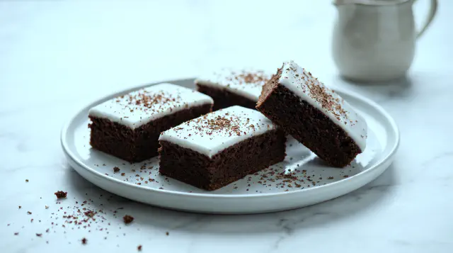 Mom's Chocolate Cake - Danish Sheet Cake
