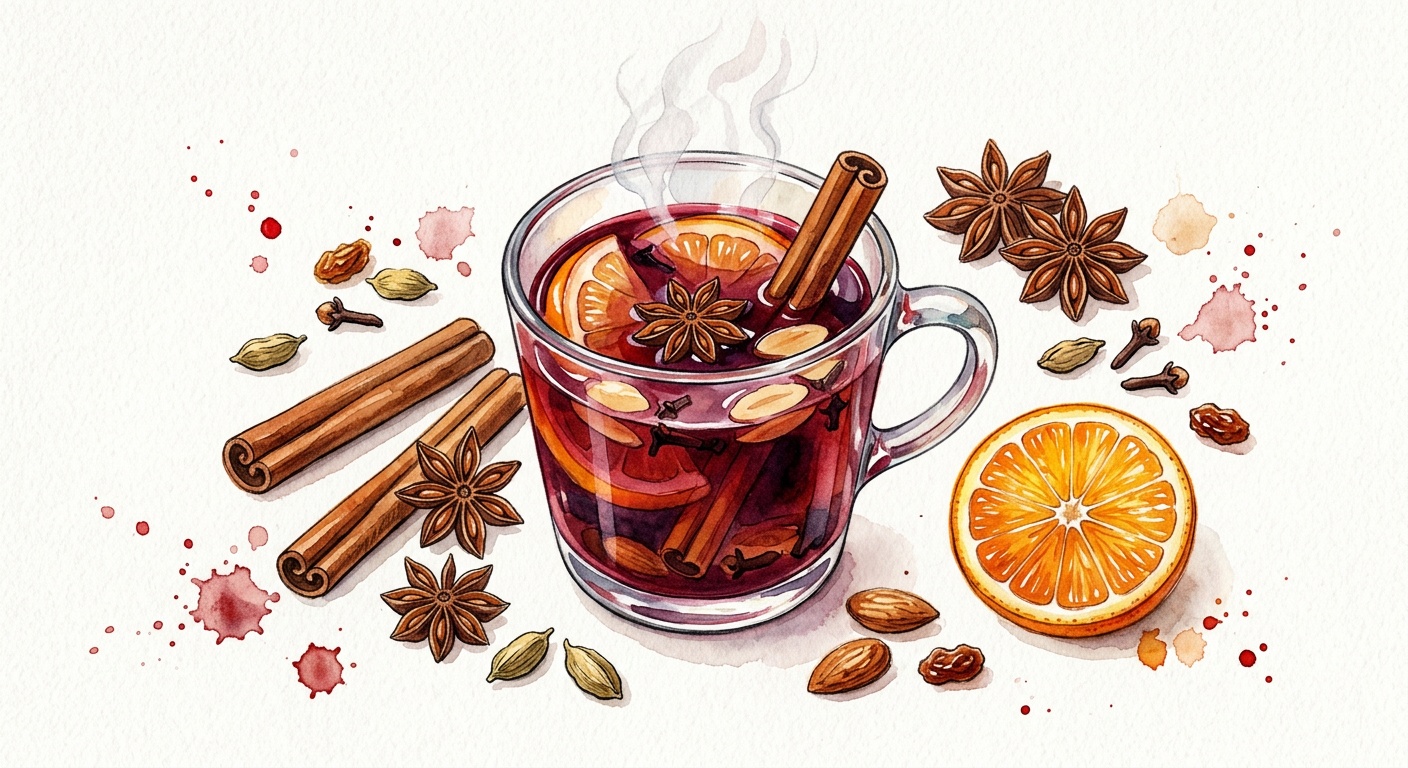 Mulled wine - mulled wine extract - "Mulled wine a la Gaarde" - Danish Gløgg