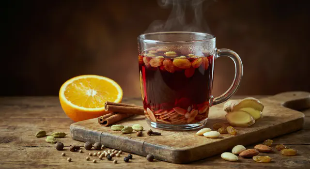 Mulled wine - mulled wine extract - 'Mulled wine a la Gaarde' - Danish Gløgg