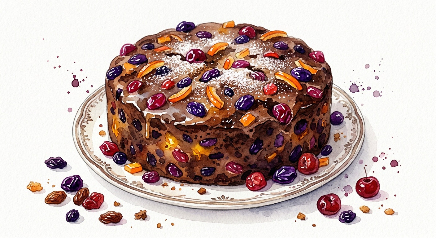 My Mother's Christmas Plum Cake