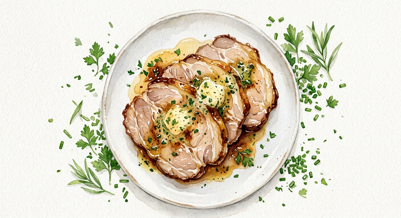 Herb-Crusted Pork Neck Roast