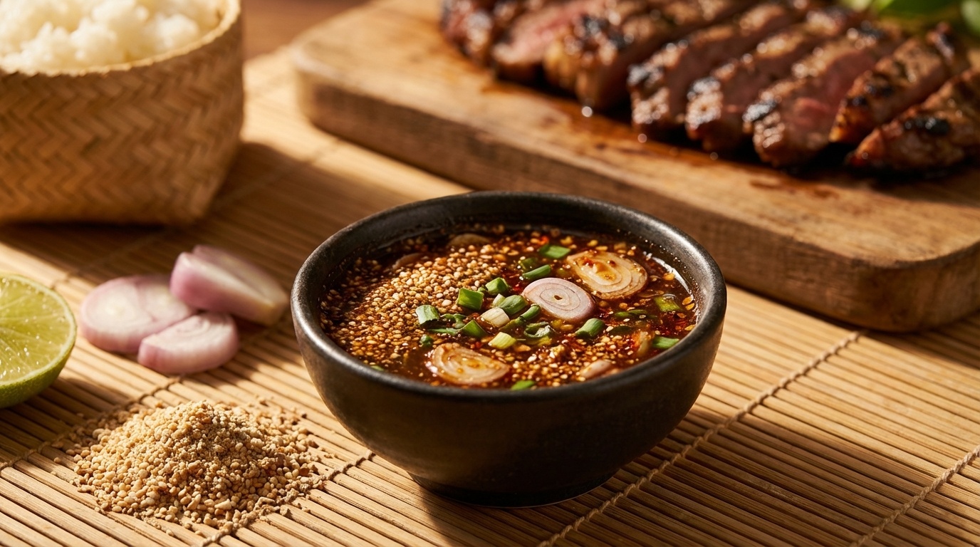 Nam Jim Jaew (Thai Roasted Chili Dipping Sauce)