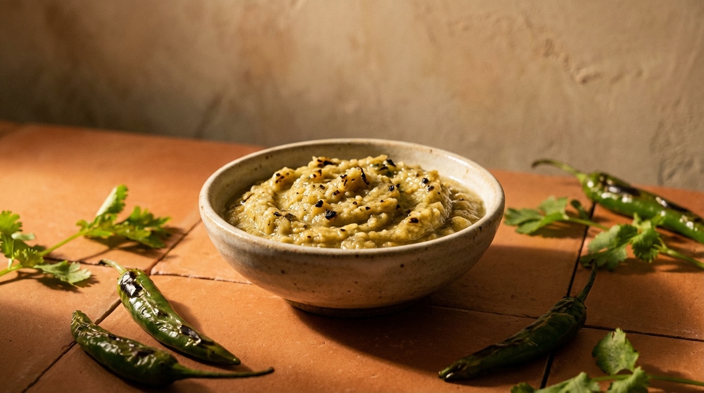 Nam Prik Num (Northern Thai Green Chili Dip)