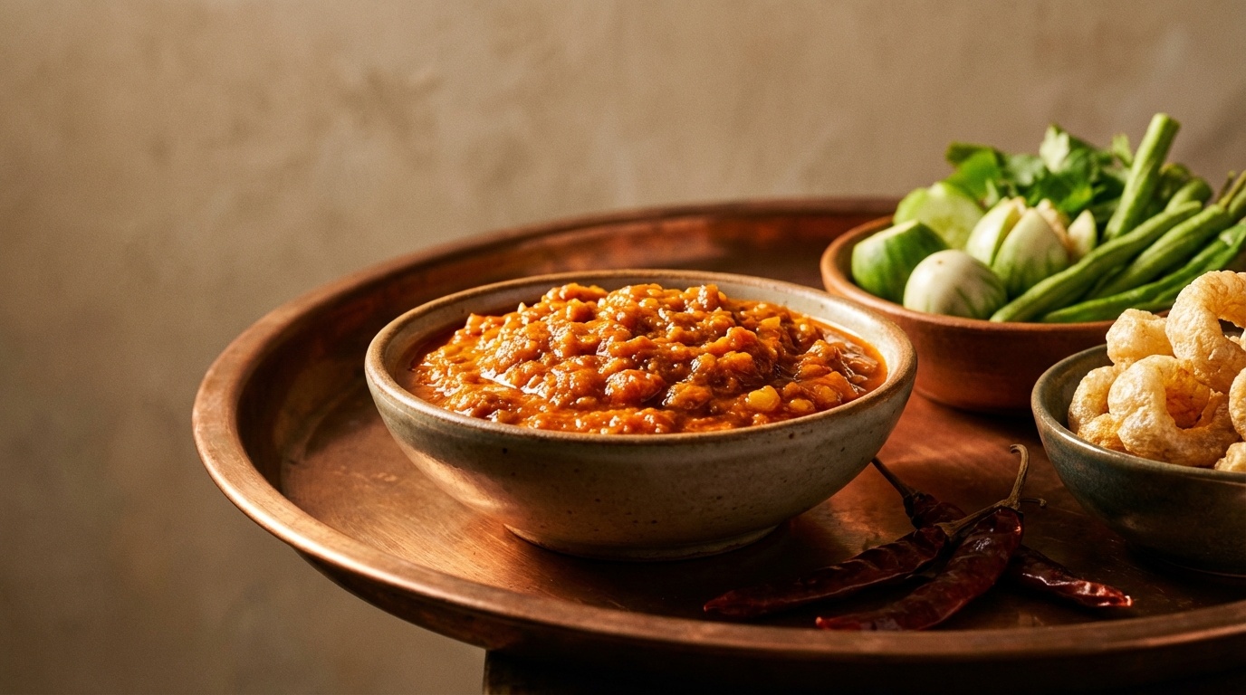 Nam Prik Ong (Northern Thai Tomato and Pork Chili Dip)