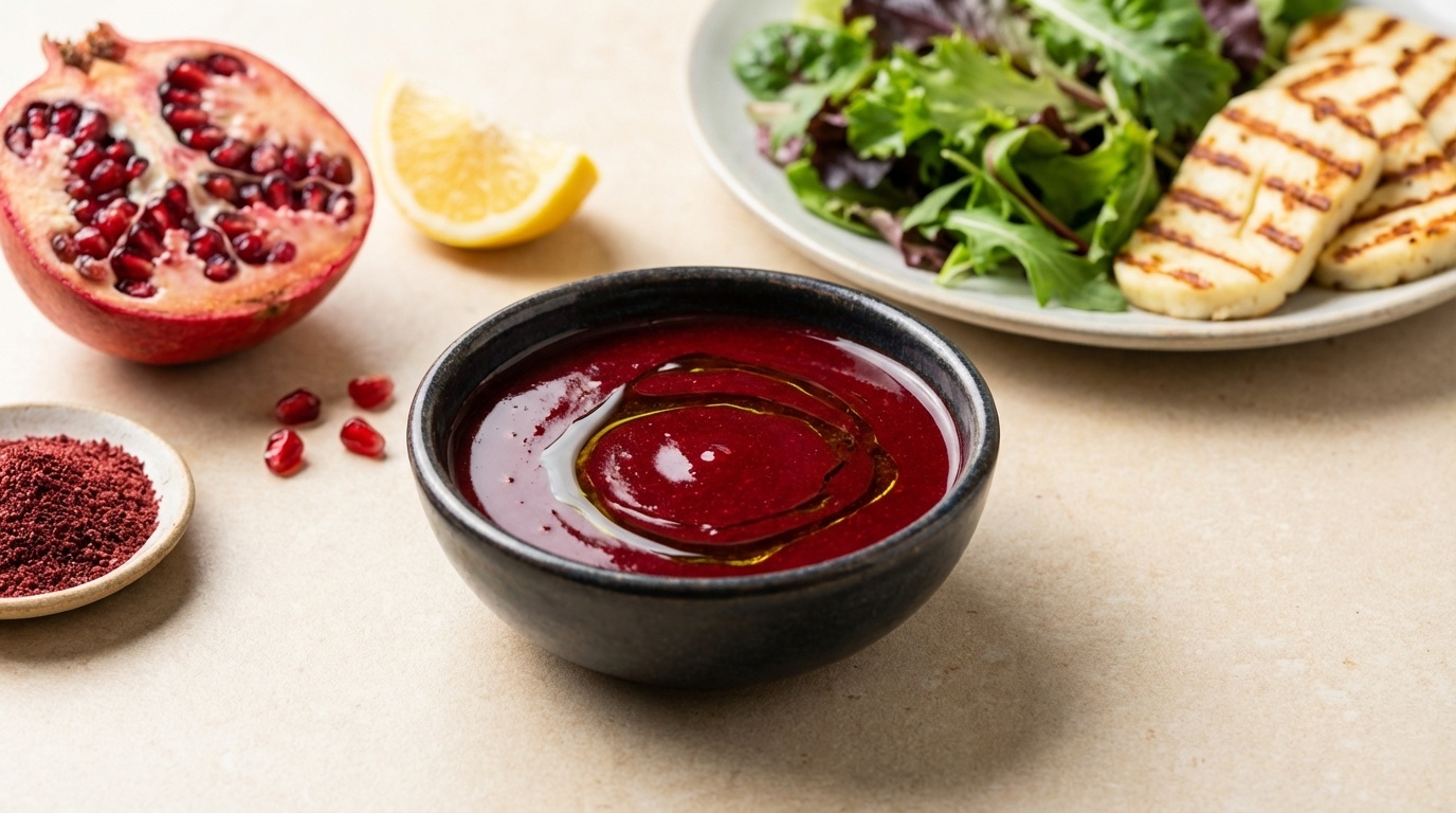 Nar Eksili Sos (Turkish Pomegranate Molasses Dressing)