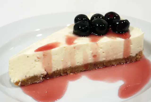 No Bake Cheese Cake With Gelatin Topping - The easiest version