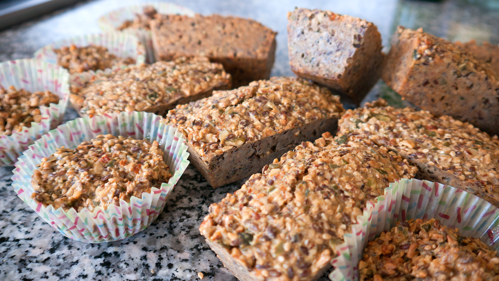 Nordic Nut Bread - Paleo Bread - Stone Age Bread