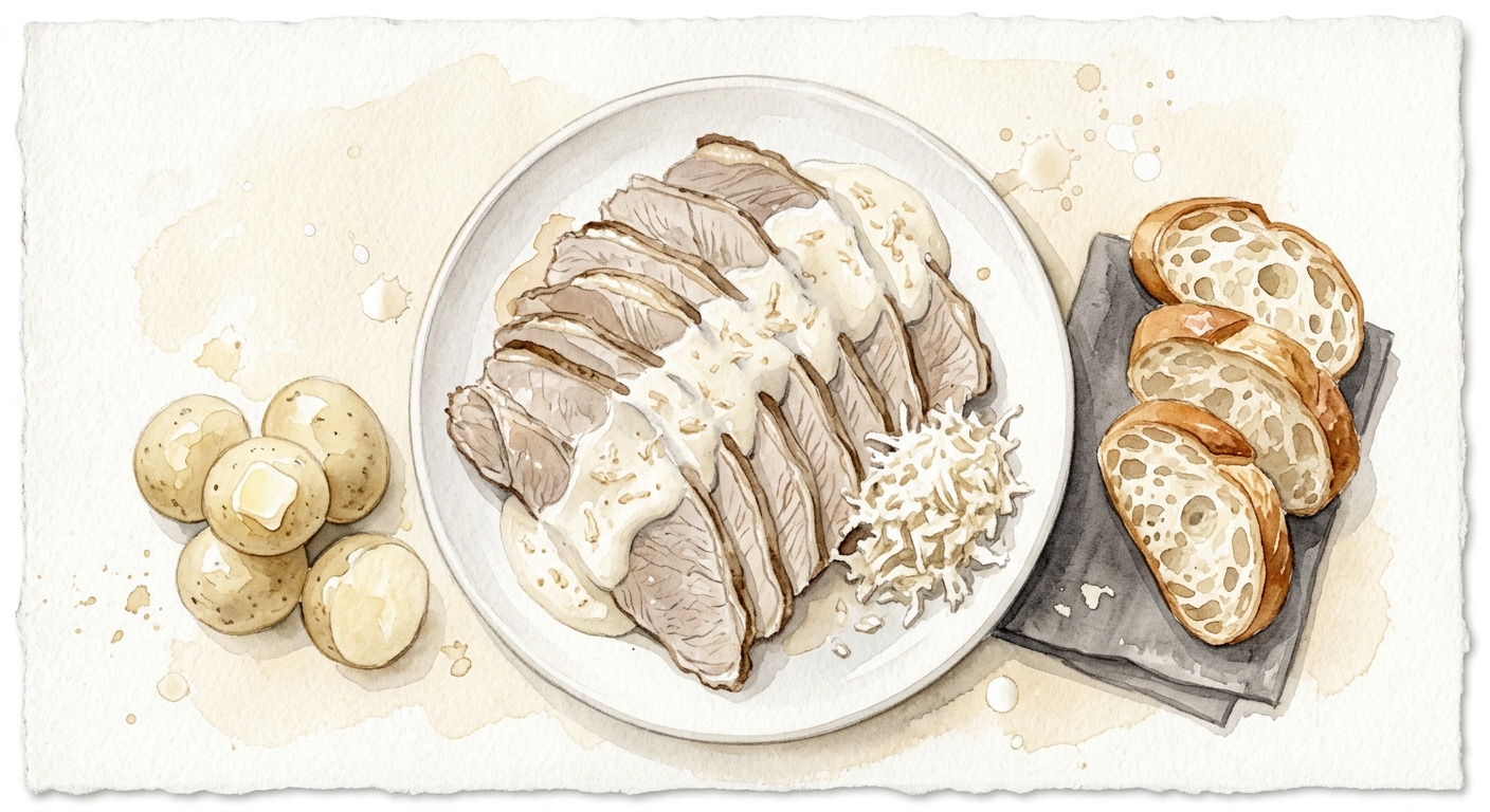 Beef Brisket with Horseradish Sauce