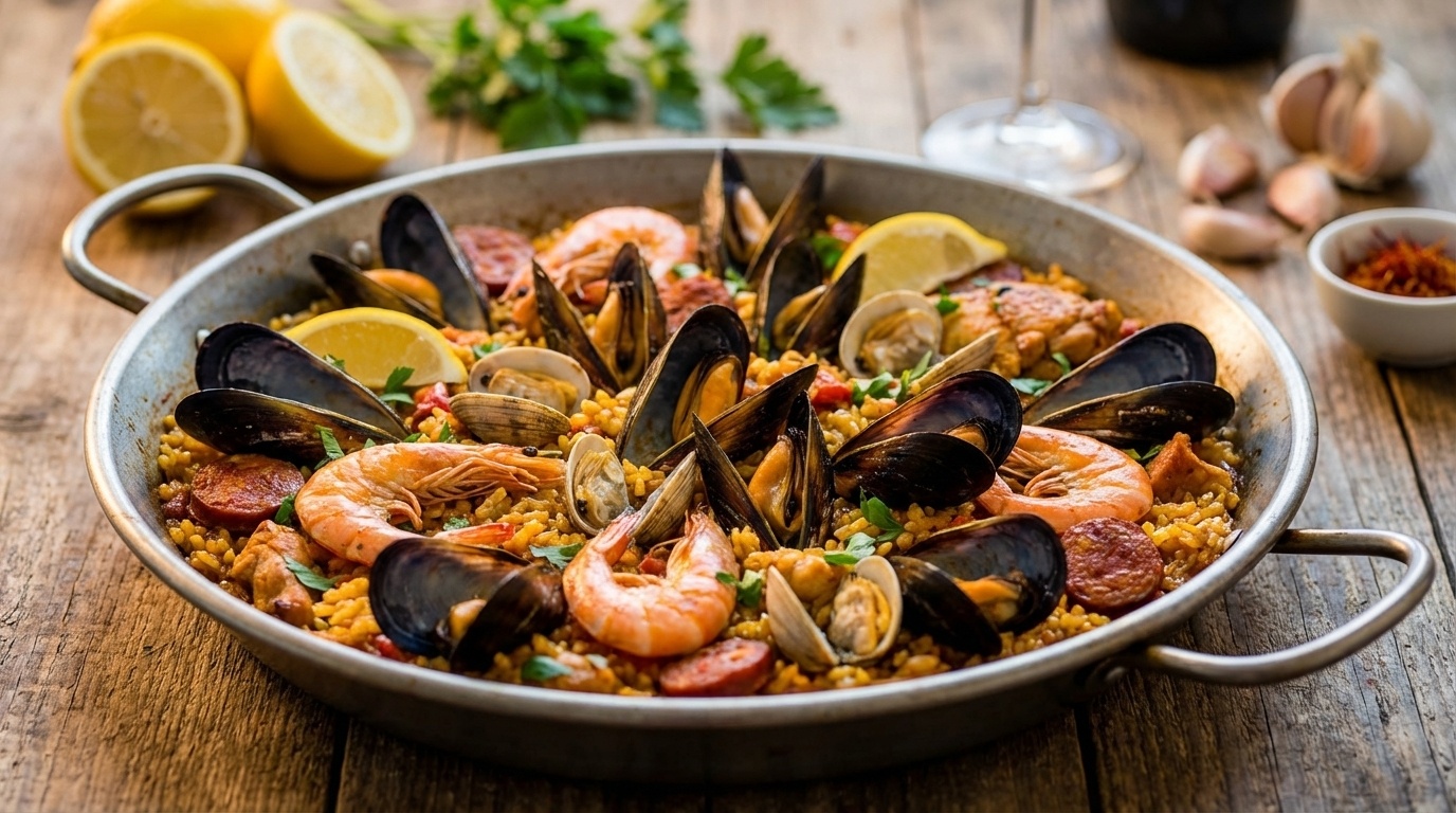Paella Mixta - The Mixed Paella