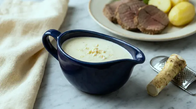 Pepparrotssas (Swedish Horseradish Cream Sauce)