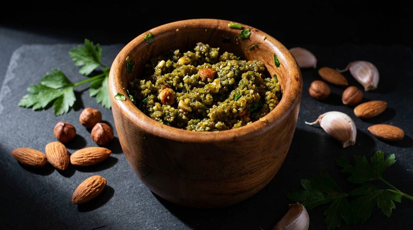 Picada (Catalan Nut and Garlic Paste)