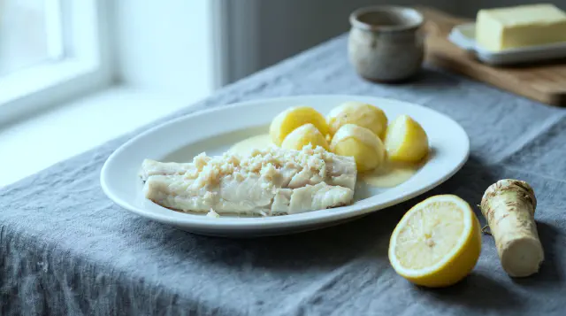 Poached Cod in the Oven