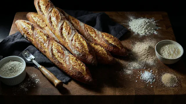 Poolish Baguettes