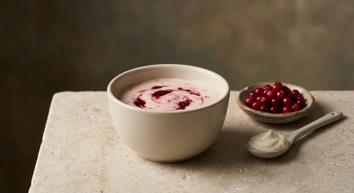 Preiselbeersauce (Cold Lingonberry Cream)