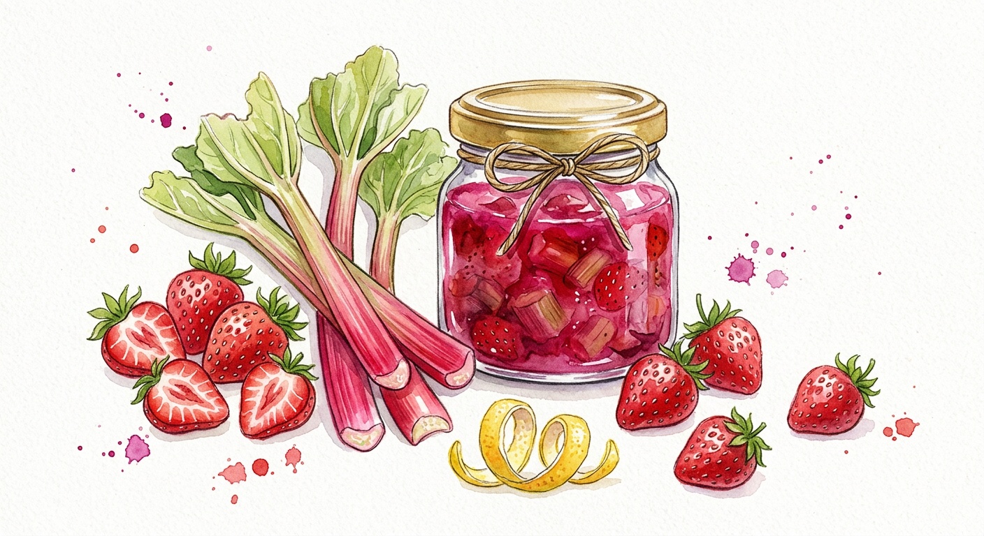Rhubarb-Strawberry Jam