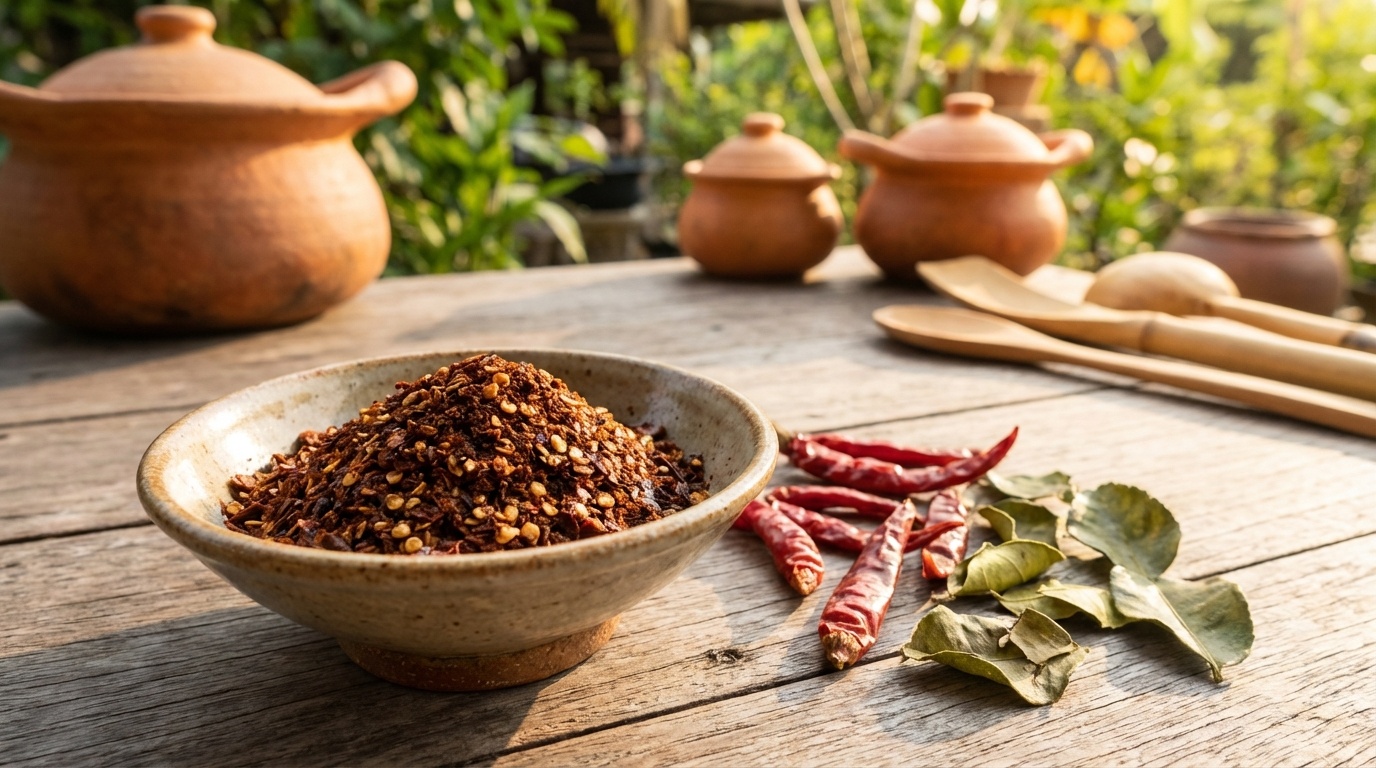 Roasted Chili Flakes (Prik Pon)