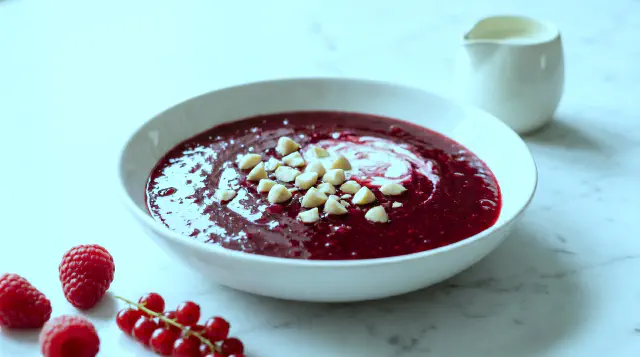 Rødgrød (Danish Red Berry Pudding)