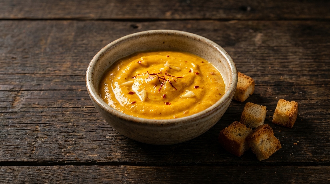 Rouille (Provençal Garlic-Saffron-Chili Sauce)
