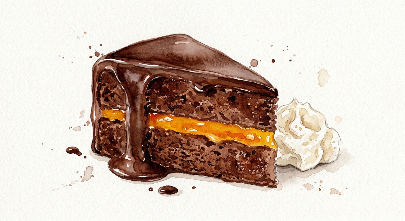 Sachertorte - Famous Austrian Chocolate Cake