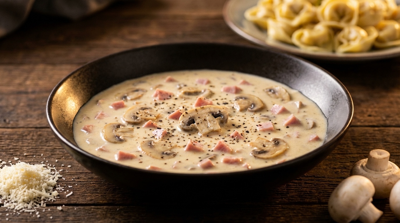 Salsa Caruso (Uruguayan Cream and Ham Sauce)