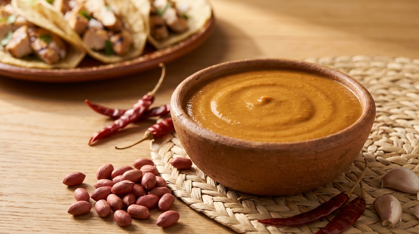 Salsa de Cacahuate (Simple Peanut-Arbol)