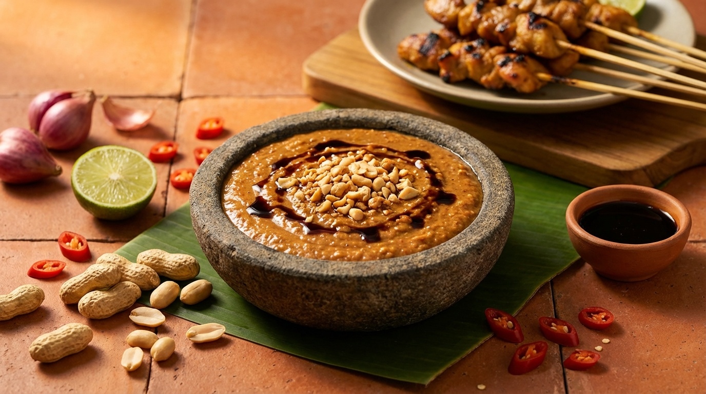 Sambal Kacang (Indonesian Peanut Sauce)