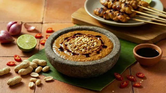 Sambal Kacang (Indonesian Peanut Sauce)