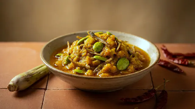 Sambal Tempoyak Goreng (Cooked Fermented Durian Chilli Paste)