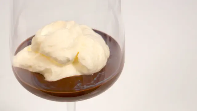 Simple Chocolate Mousse Made With Only Water and Chocolate